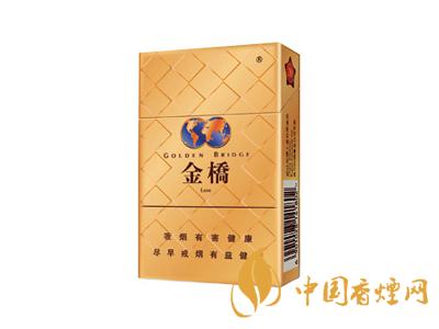 金橋香煙價格表圖 2020金橋香煙多少錢一包？